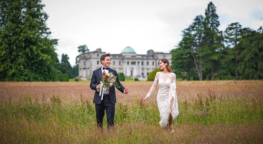 Bride and Groom on their wedding day at The Midlands Park Hotel