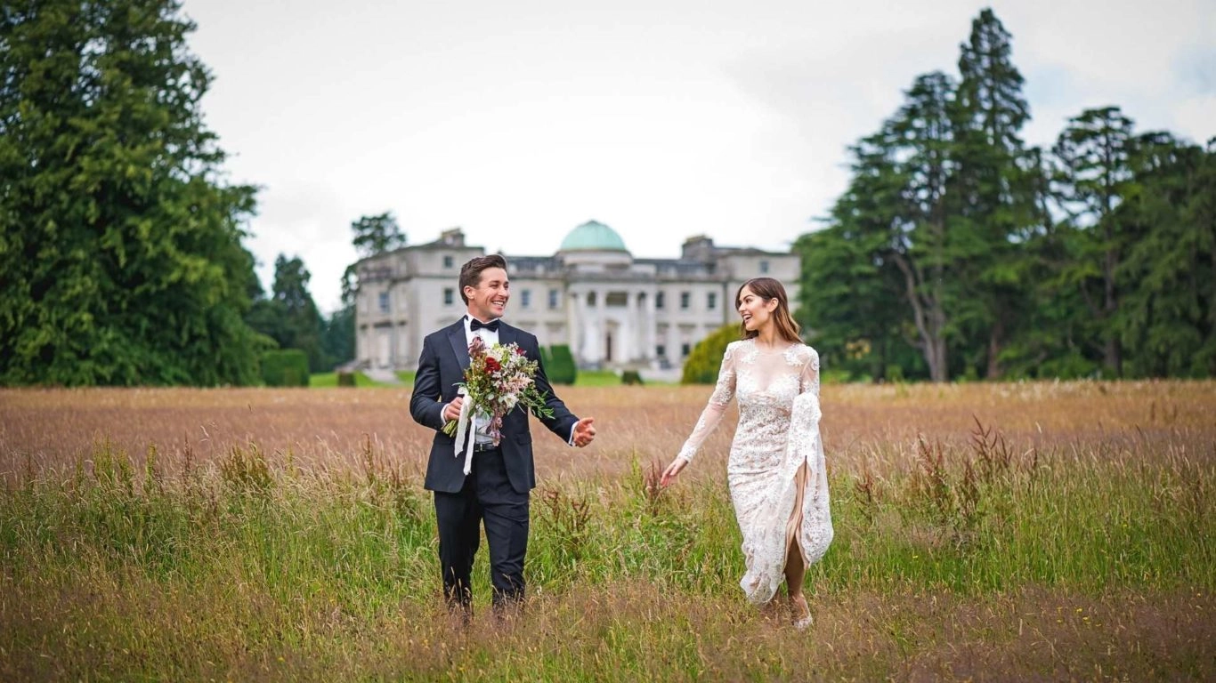 Bride and Groom on their wedding day at The Midlands Park Hotel